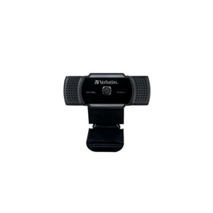 Verbatim AWC-01 Full HD 1080P Autofocus Webcam Microphone Black 49578
