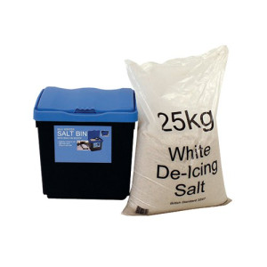 30 Litre Grit Bin and 25kg Salt Kit