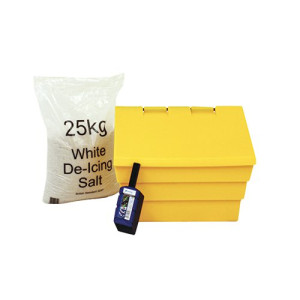 50 Litre Grit Bin and 25kg Salt Kit