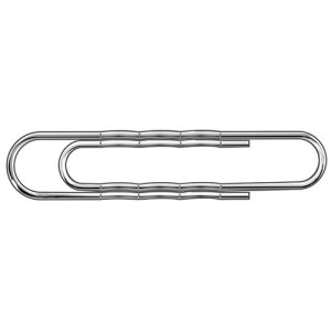 Paperclips Giant Wavy 73mm (Pack of 100) 32501