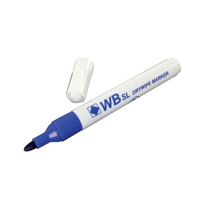 Blue Whiteboard Marker Pens Bullet Tip (Pack of 10) WB15 804001
