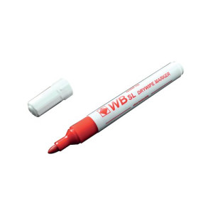 Red Whiteboard Marker Pens Bullet Tip (Pack of 10) WB15 804025