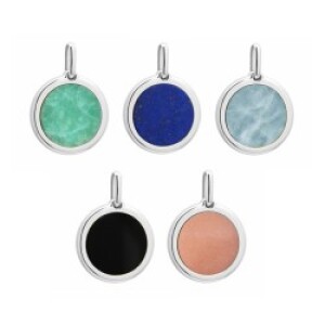 Pendentif personnalisé - pierre fine - Argent