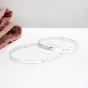 Duo femme et enfant - Les joncs - Argent