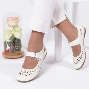 Pantofi Usori Steliana Crem