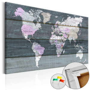 Tablou din plută - Journey through the World [Cork Map]