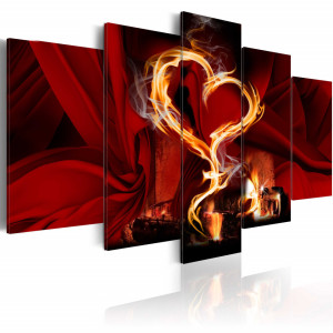 Tablou - Flames of love: heart