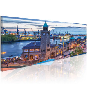 Tablou - Hamburg - port