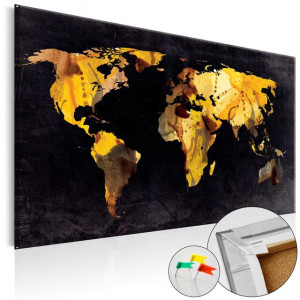 Tablou din plută - If the World were a desert... [Cork Map]