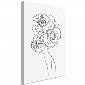 Tablou - Fancy Roses (1 Part) Vertical