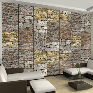 Fototapet - Puzzle with stones