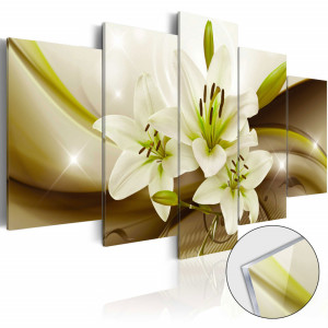 Imagine pe sticlă acrilică - Modern Lily [Glass]