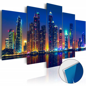 Imagine pe sticlă acrilică - Nights in Dubai [Glass]