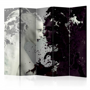 Paravan - Black and White Faces II [Room Dividers]