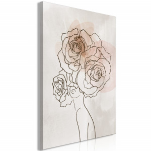 Tablou - Anna and Roses (1 Part) Vertical