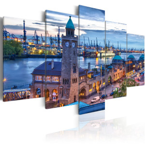 Tablou - Germany, Hamburg, port