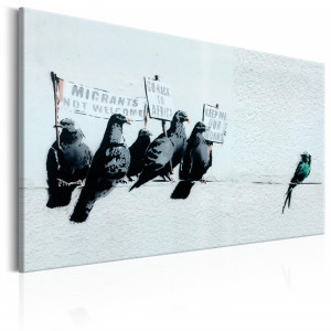 Tablou - Protesting Birds by Banksy