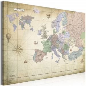 Tablou - Map of Europe (1 Part) Wide