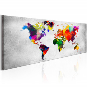 Tablou - World Map: Coloured Revolution