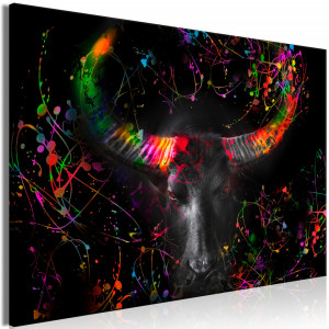 Tablou - Enraged Bull (1 Part) Vertical - Second Variant