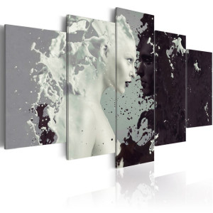 Tablou - Black or white? - 5 pieces