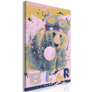 Tablou - Teddy Bear and Balloon (1 Part) Vertical