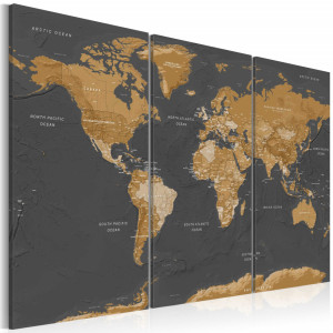 Tablou - World Map: Modern Aesthetics