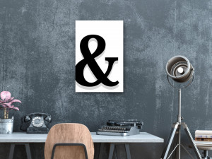 Tablou - Decorative Letter (1 Part) Vertical