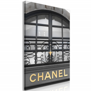 Tablou - Gold Signboard (1 Part) Vertical