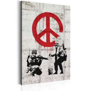 Tablou - Soldiers Painting Peace by Banksy