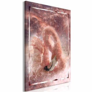 Tablou - Space Flamingo (1 Part) Vertical