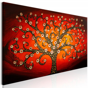 Tablou - Fiery Tree (1 Part) Narrow