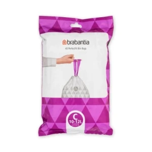 Brabantia Avfallspåsar  PerfectFit C, 10-12 l Dispenser, 40 p 137945 Replace: N/A