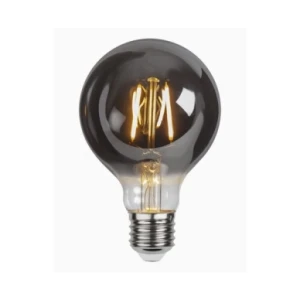 Star Trading E27 Globlampa LED 1,8W 2100K rökfärgat glas 355-81 Replace: N/A