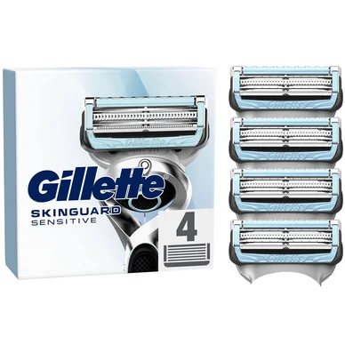 Gillette Skinguard Sensitive Rakblad 4-pack 7702018487639 Replace: N/A