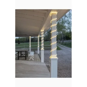 Star Trading Platt ljusslang för utomhusbruk, 5m med varmvita LED 563-40 Replace: N/A