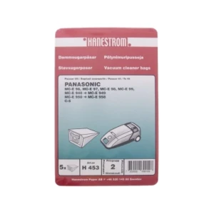 Haneström Dammsugarpåsar, syntetfiber, 5st. DU12071 Replace: N/A