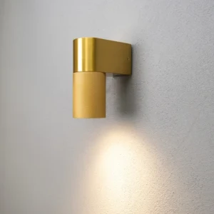 Konstsmide Temi Vägglampa ned LED GU10 Guld med Klart glas 7666-800 Replace: N/A