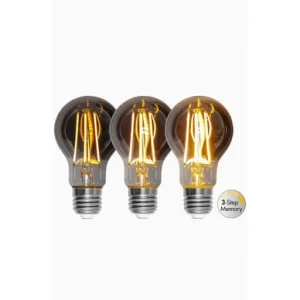 Star Trading LED-lampa E27 A60 Soft Glow Smoke 3-step memory 355-88 Replace: N/A