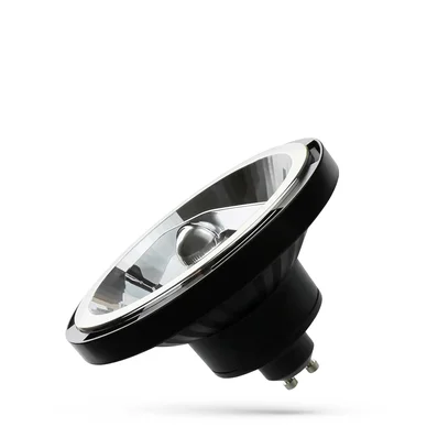 Spectrum LED AR111 LED Lampa Spot GU10 12W/830 1050 lumen svart WOJ14570 Replace: N/A