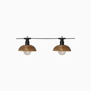 Star Trading Cesta Ljusslinga 6st skärm i konstrotting 473-11 Replace: N/A