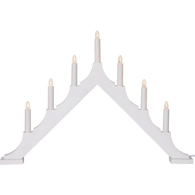 Star Trading Ljusstake Alma Vit 58,5cm 219-37 Replace: N/A