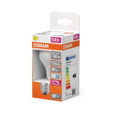 OSRAM LED Normal 40 Dim Matt 3,4W 840 E27 4099854464935 Replace: N/A