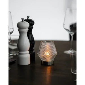 Konstsmide Ljuslykta LED Klart glas inkl. batteri IP20 1804-100 Replace: N/A