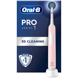 Oral-B Pro 1 Series 1 Eltandborste Pink + Extra Refill 8006540771501 Replace: N/A