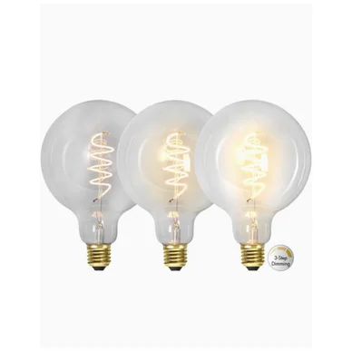 Star Trading Globlampa 3-stegs dimbar G125 E27 LED 4W 2100K 270 lumen 354-89 Replace: N/A