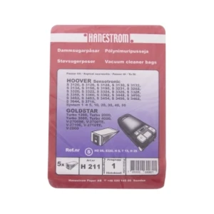 Haneström Dammsugarpåsar, syntetfiber, 5st. DU12020 Replace: N/A