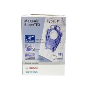 BSH Dammsugarpåsar BBZ41FP/ VZ41AFP syntetfiber 4st +Mikrofilter TYPP Replace: N/A