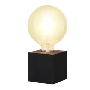 Star Trading Bordslampa E27 Kub Svart 7391482015501 Replace: N/A