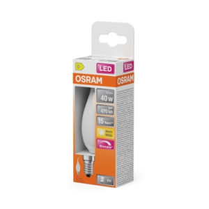 OSRAM LED Kron Böjd 40 Dim Matt 3,4W 827 E14 4099854443831 Replace: N/A
